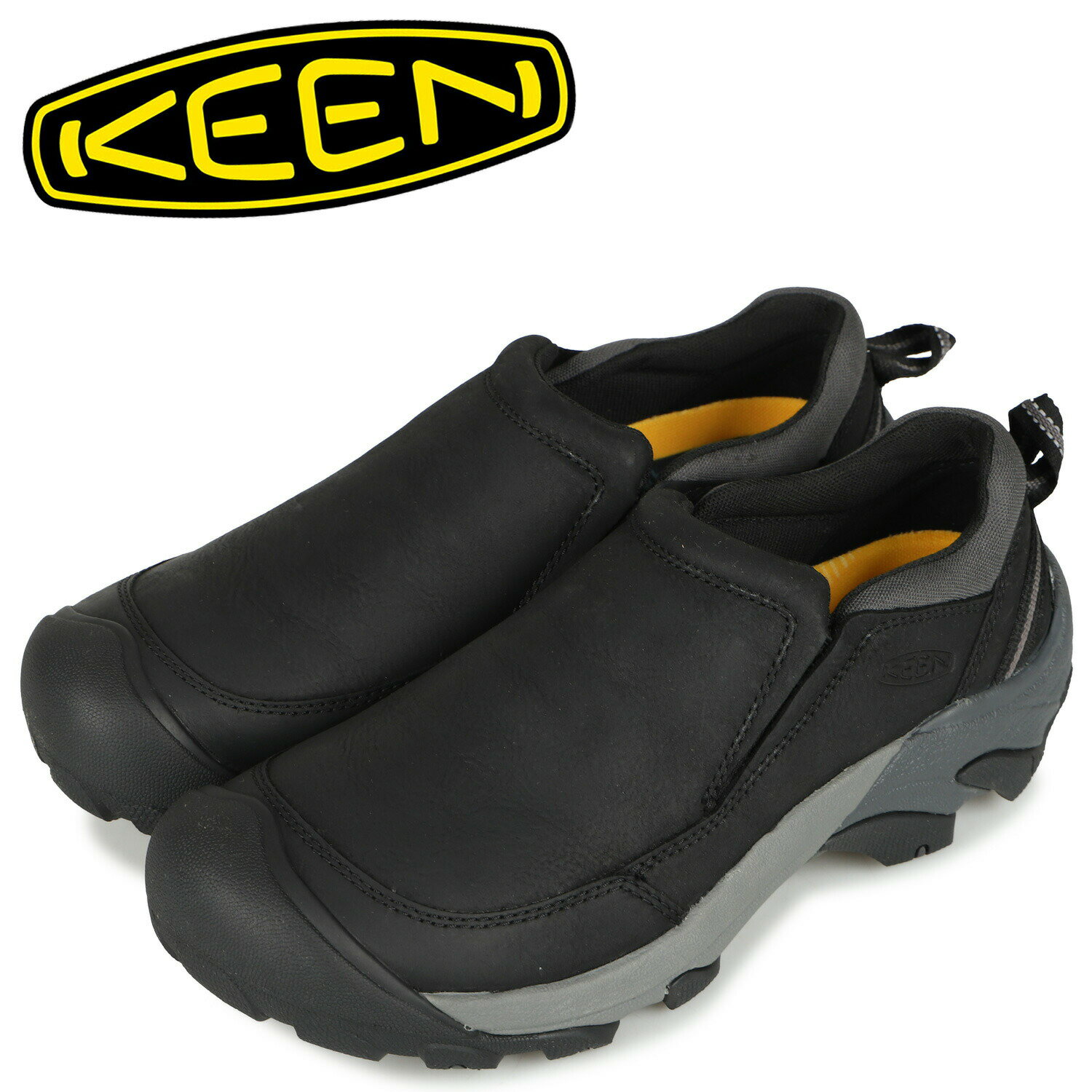 【最大1000円OFFクーポン配布中】 KEEN TARGHEE 2 SOHO キーン スニーカー スリッポン トレッキングシューズ ターギー ツー ソーホー メンズ ブラック 黒 1025860