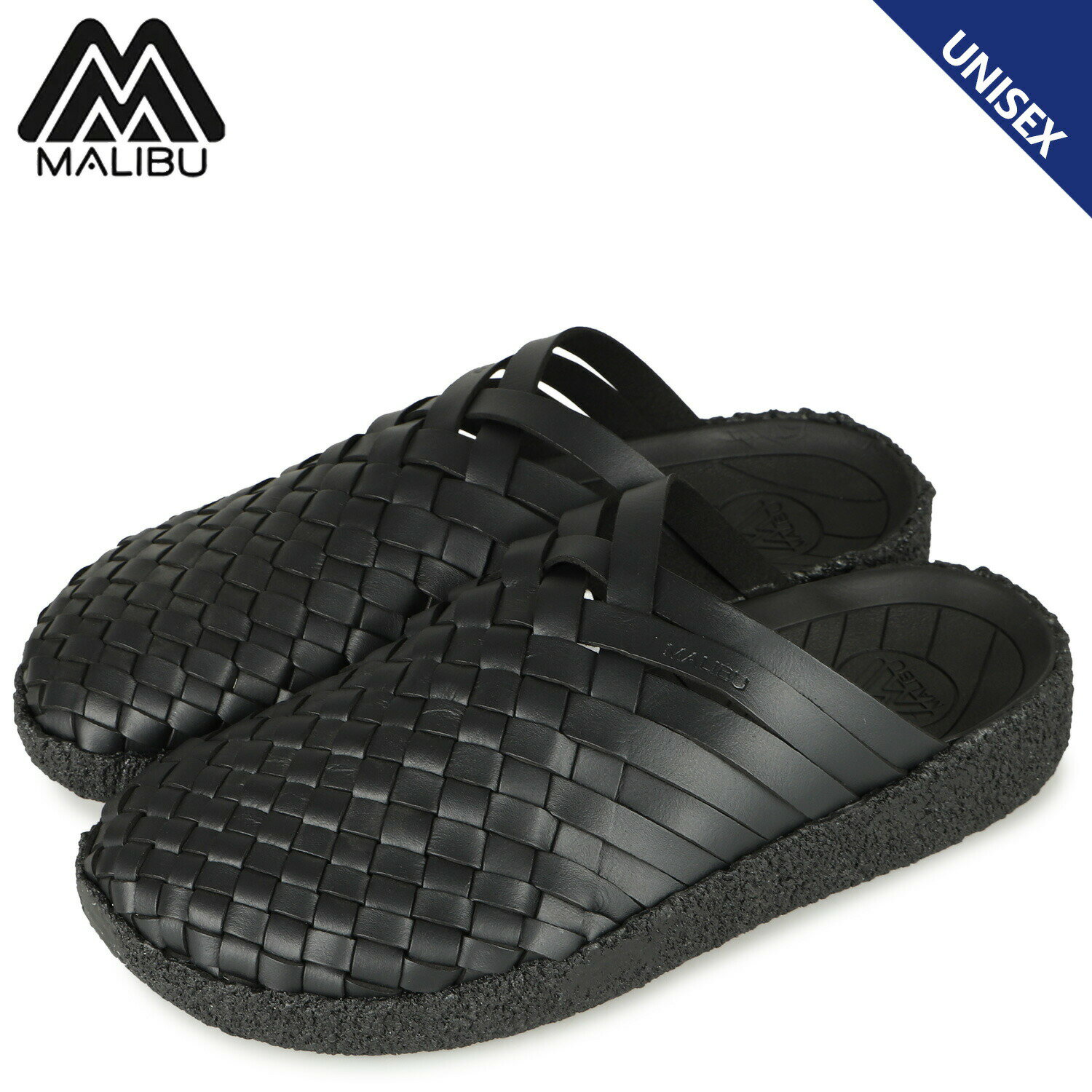 【最大1000円OFFクーポン発行中】 MALIBU SANDALS マリブサンダルズ サンダル メンズ レディース COLONY コロニー ブラック 黒 MS11-0105