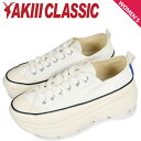 AKIII CLASSIC AKIII RECOVERYCOTTON LOW アキクラシック リカバリーコットン ロー スニーカー レディース 厚底 ホワイト 白 AKC0039