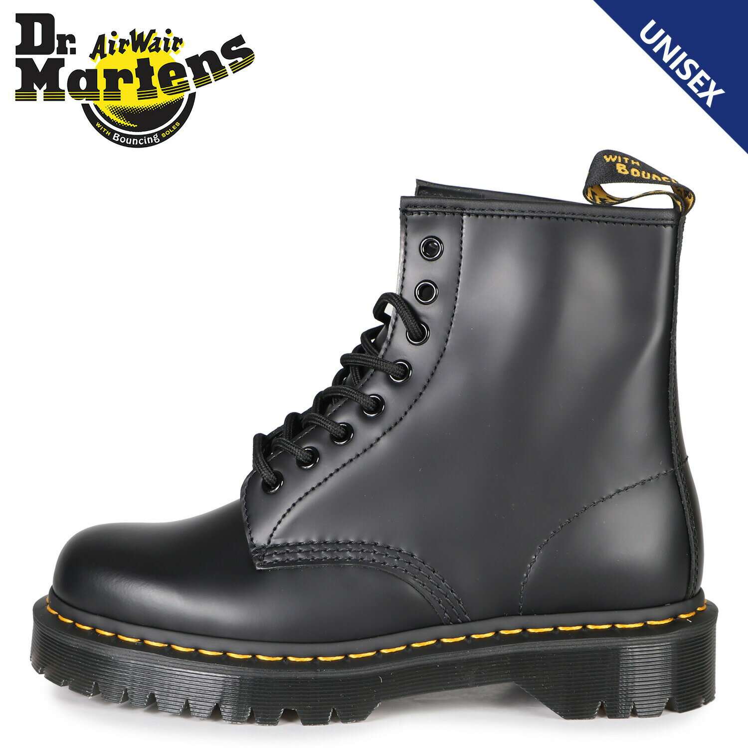 Dr.Martens BEX ドクターマーチン 1460 8ホール ブーツ ベックス メンズ レディース 厚底 ブラック 黒 25345001