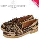  Golden Goose JERRY MOCASSINO ゴールデングース コインローファー ジェリー モカシーノ レディース レオパード W268-2982