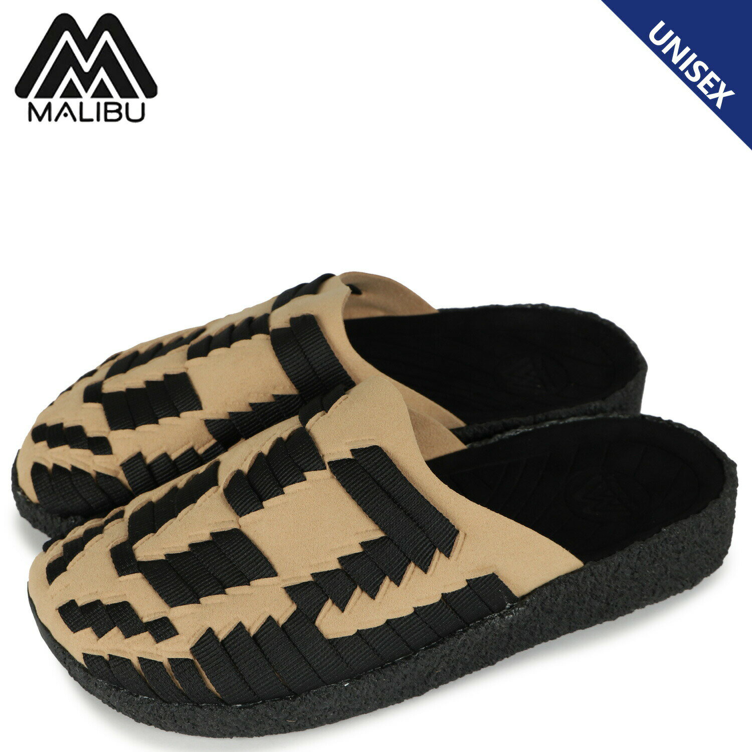 【最大1000円OFFクーポン発行中】 MALIBU SANDALS THUNDERBIRD マリブサンダルズ サンダル ミュール サンダーバード メンズ レディース ブラック 黒 MS22-09