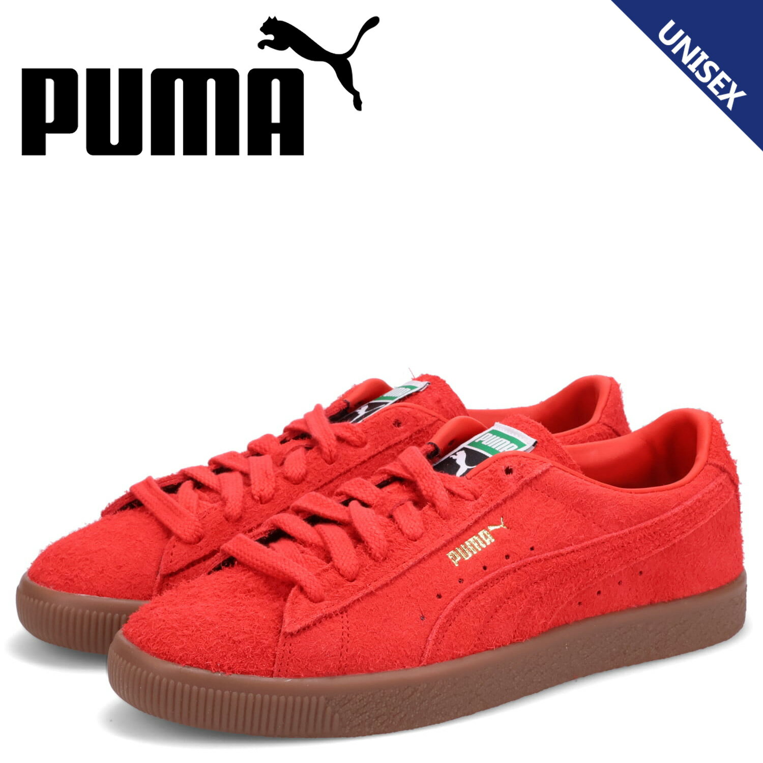 PUMA SUEDE VINTAGE HARRY SUEDE プーマ スウェード ヴィンテージ へアリー スニーカー メンズ レディース スエード レッド 385698-04