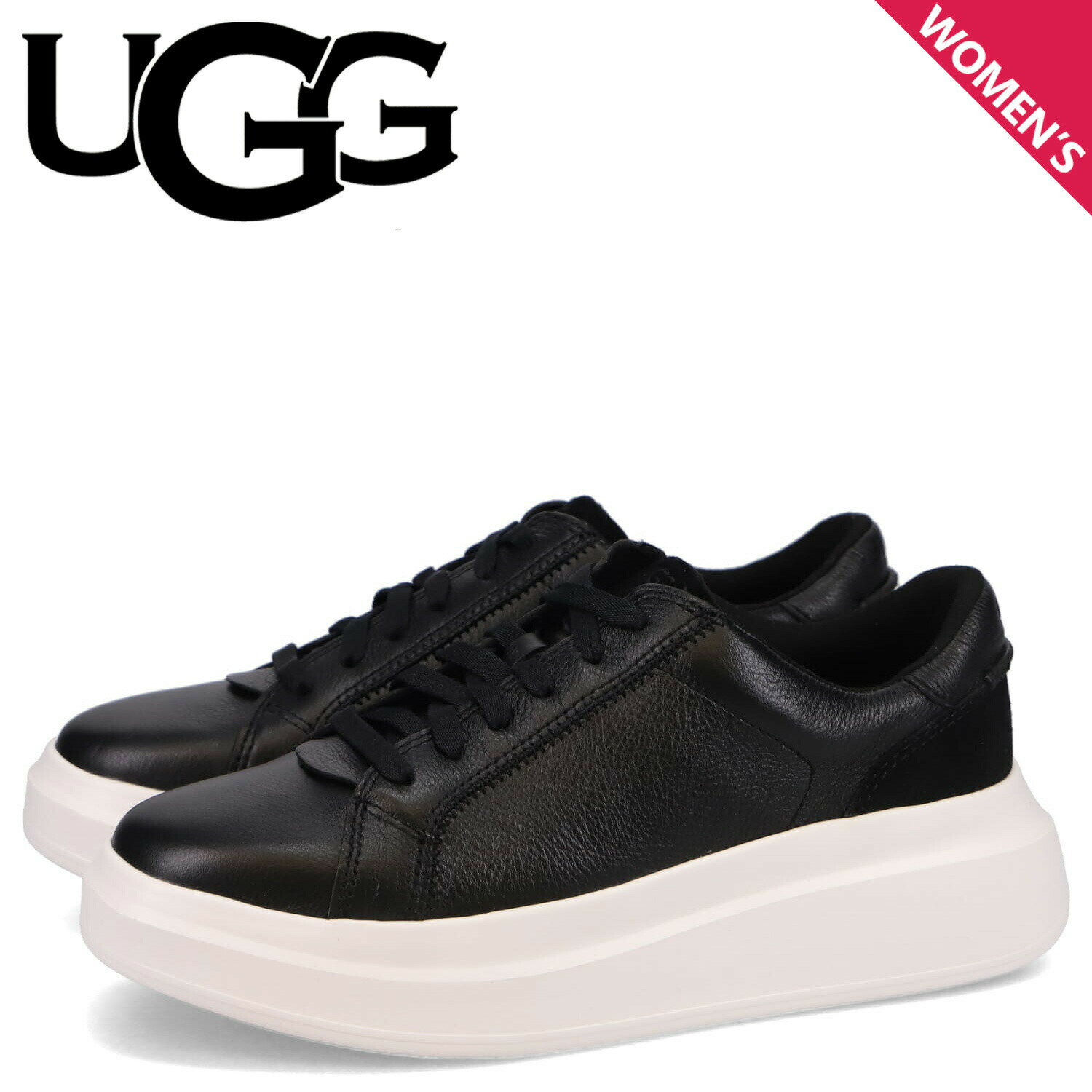  UGG SCAPE LACE アグ スニーカー スケープ レース レディース 厚底 ブラック 黒 1130763