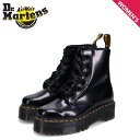 【最大1000円OFFクーポン配布中】 Dr.Martens MOLLY ドクターマーチン 6ホール ブーツ モリー レディース 厚底 ブラック 黒 24861001