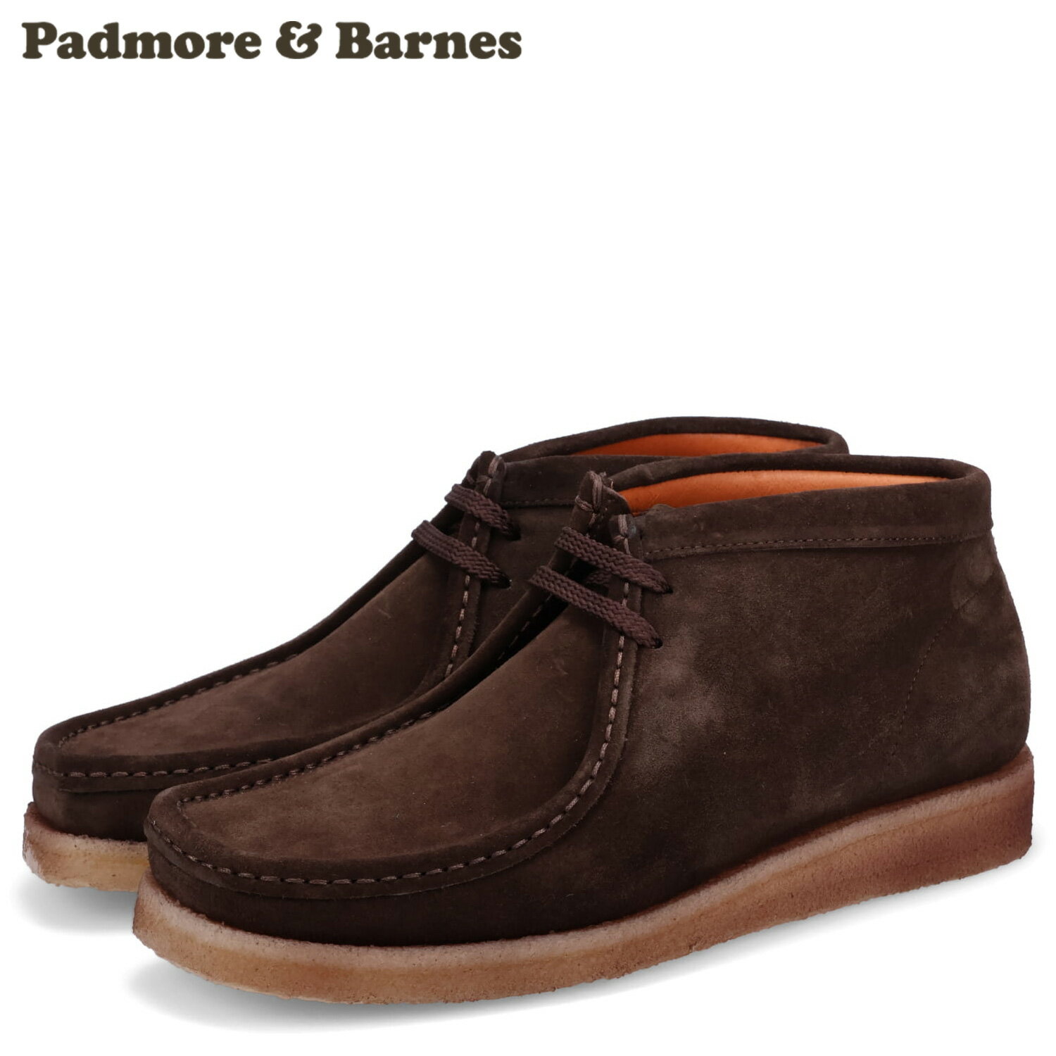 PADMORE&BARNES ORIGINAL BOOT パドモアアンドバーンズ ワラビー ブーツ オリジナル メンズ ブラウン P404