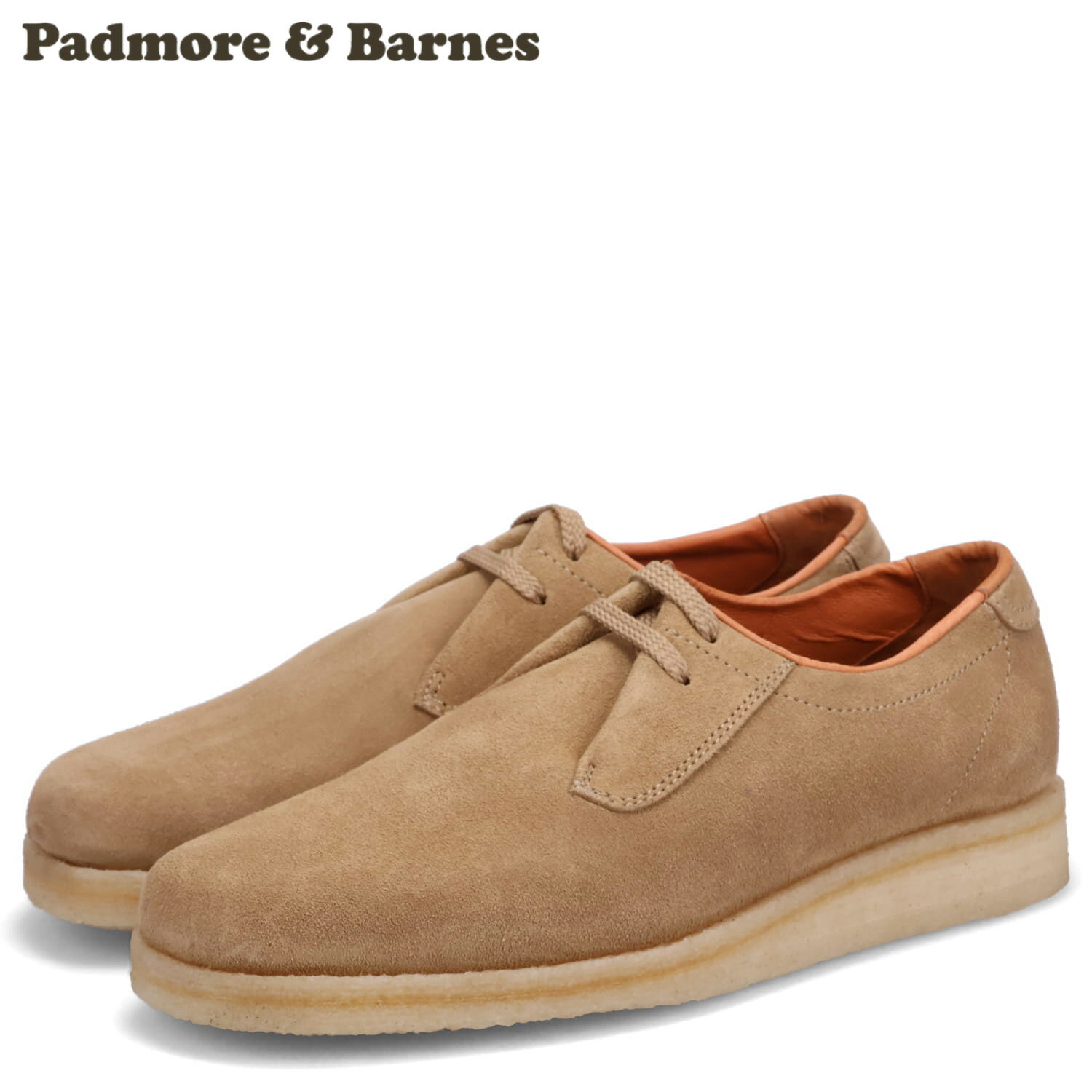 PADMORE&BARNES ORIGINAL SPORTS パドモアアンドバーンズ シューズ オリジナル スポーツ メンズ ベージュ P500