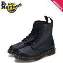  Dr.Martens PASCAL VIRGINIA ドクターマーチン 8ホール ブーツ レディース ブラック 黒 13512006