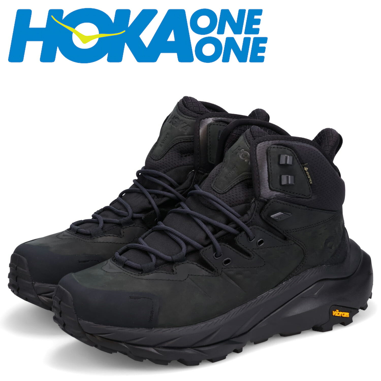 【最大1000円OFFクーポン配布中】 HOKA ONE ONE KAHA 2 MID GTX ホカオネオネ カハ 2 ミッド GTX ハイキングシューズ メンズ 防水 グレー 1123155