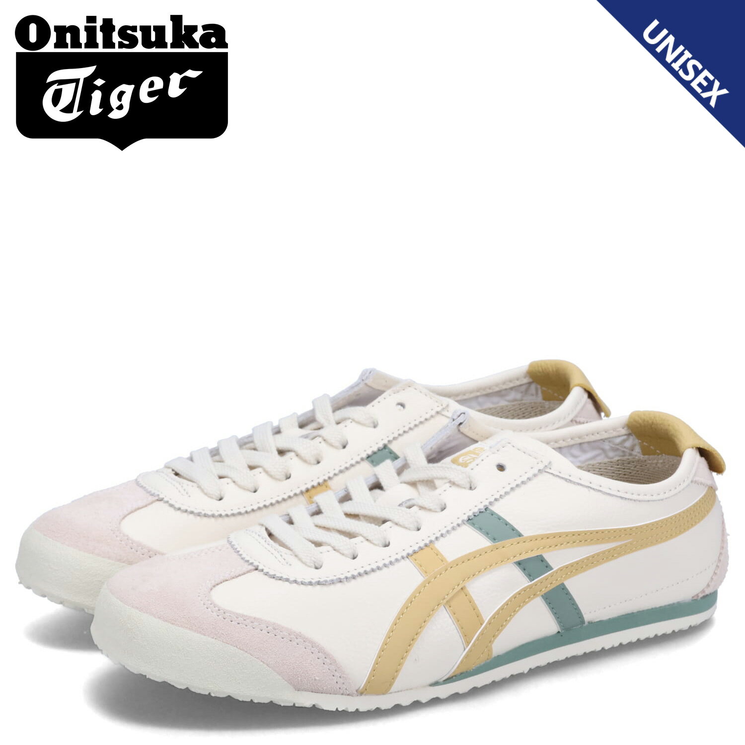 【最大1000円OFFクーポン配布中】Onitsuka Tiger MEXICO 66 オニツカタイガー メキシコ66 スニーカー メンズ レディース クリーム 1183A201-120