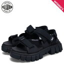 【最大1000円OFFクーポン配布中】 PALLADIUM REVOLT SANDAL MONO パラディウム サンダル レディース レボルト 厚底 ブラック 黒 98578-008