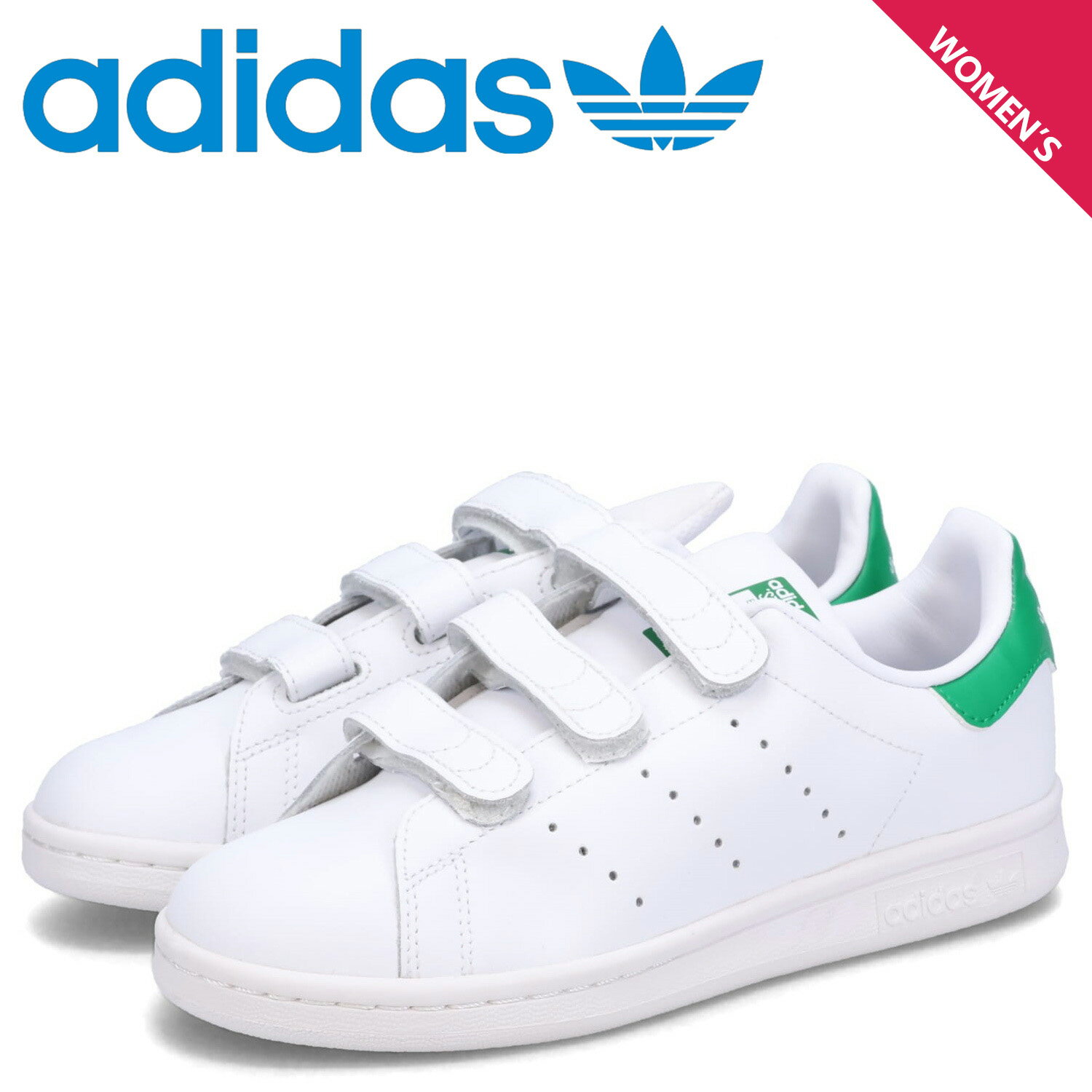 adidas STAN SMITH CF J アディダス スタンスミス スニーカー レディース ホワイト 白 S82702