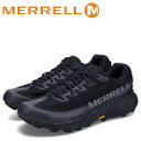 MERRELL AGILITY PEAK 5 メレル スニーカー トレイルランニング シューズ アジリティー ピーク 5 メンズ 厚底 ブラック 黒 M068045 J068045