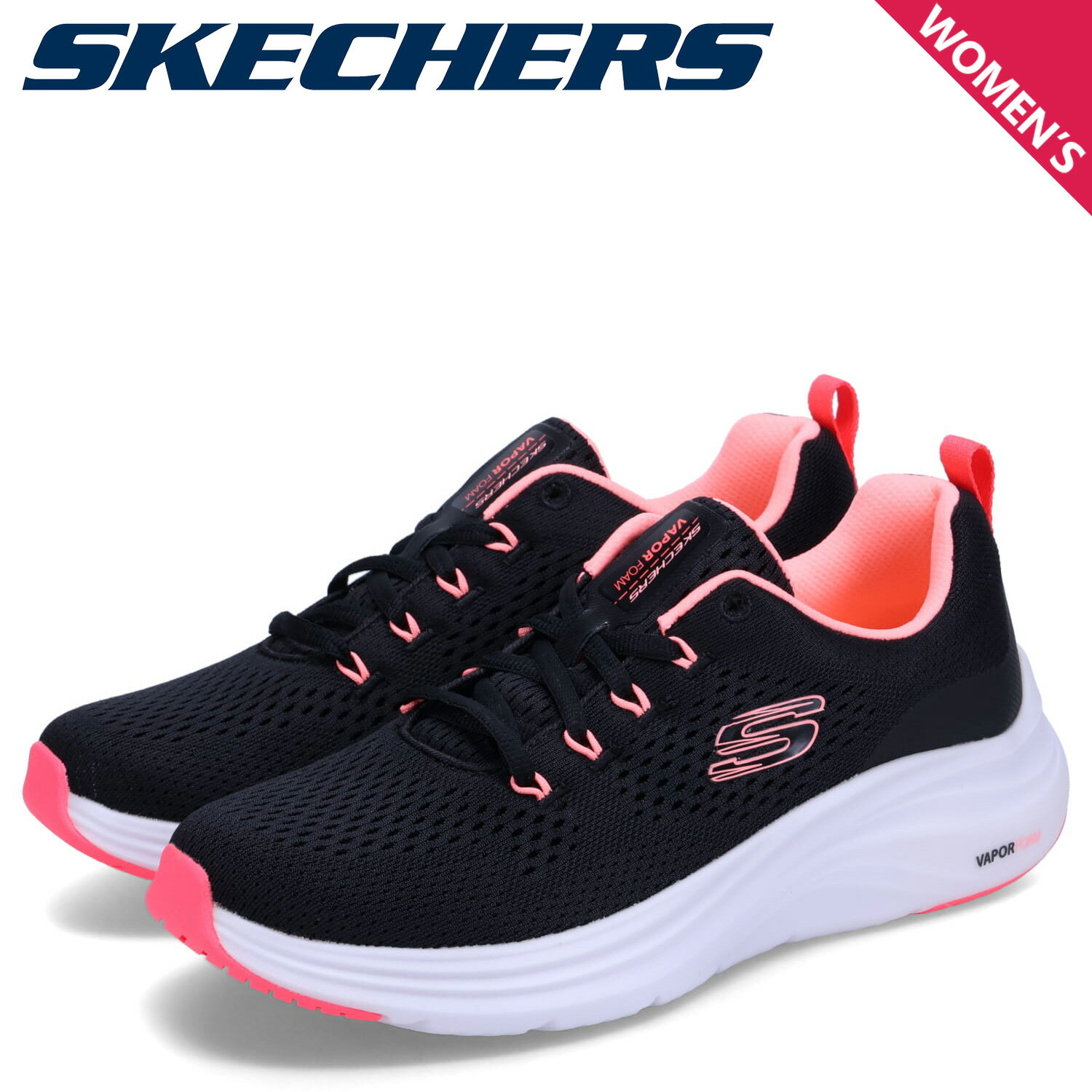  SKECHERS VAPOR FOAM FRESH TREND スケッチャーズ スニーカー ベーパー フォーム レディース ブラック 黒 150024