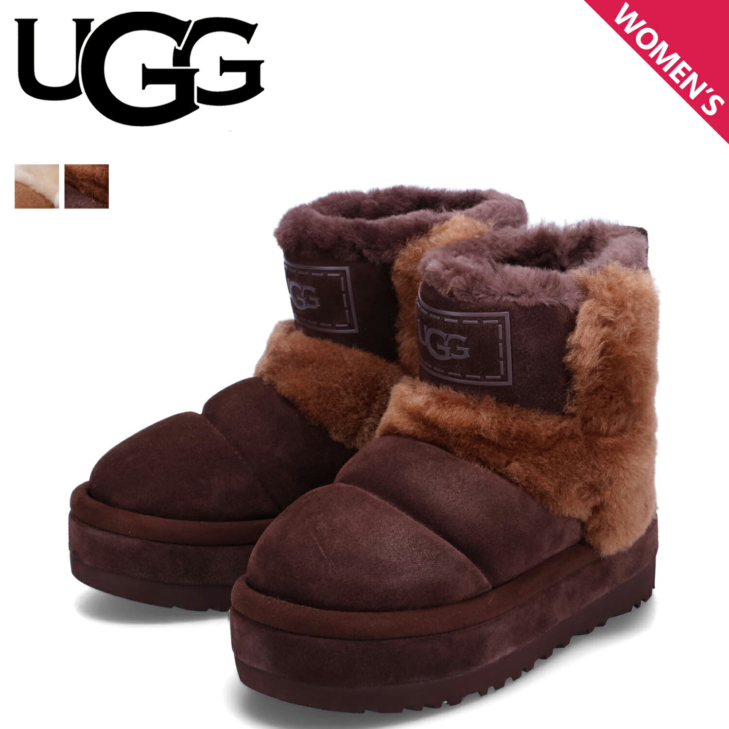 UGG CLASSIC CHILLAPEAK アグ ムートンブーツ クラシック チラピーク レディース 厚底 チェスナット ダーク ブラウン 1144046