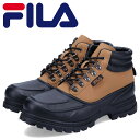 FILA WEATHERTEC フィラ ブーツ ウェザーテック メンズ 厚底 ブラウン 1SH40122-202