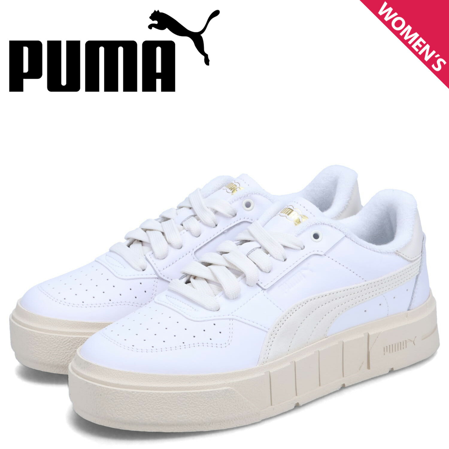 PUMA CALI COURT JEUX SETS WNS プーマ スニーカー カリ コート ジェックス セッツ レディース 厚底 オフ ホワイト 393096-02