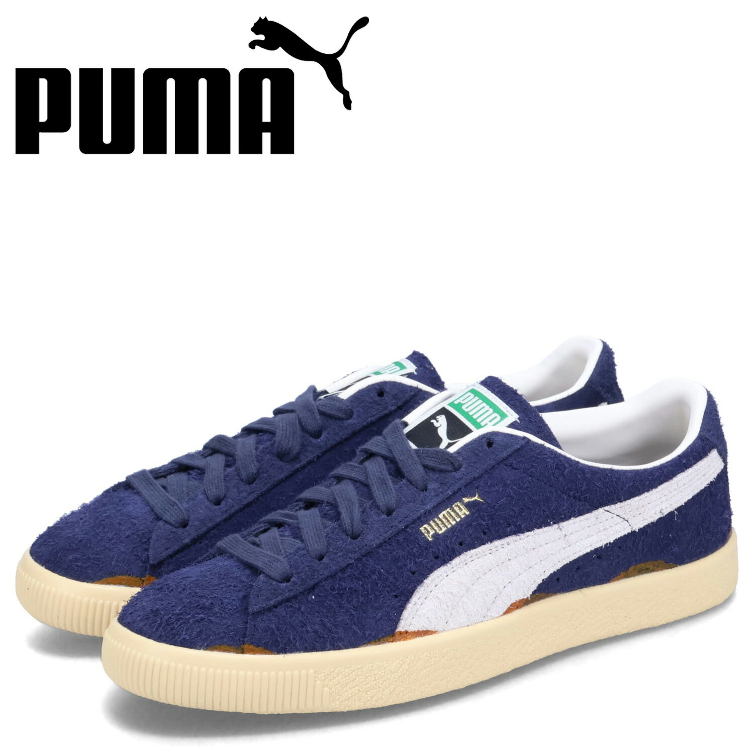 PUMA SUEDE VTG THE NEVERWORN 2 プーマ スウェード ヴィンテージ ザネバーウォーン2 スニーカー メンズ スエード スエード ネイビー 394832-01