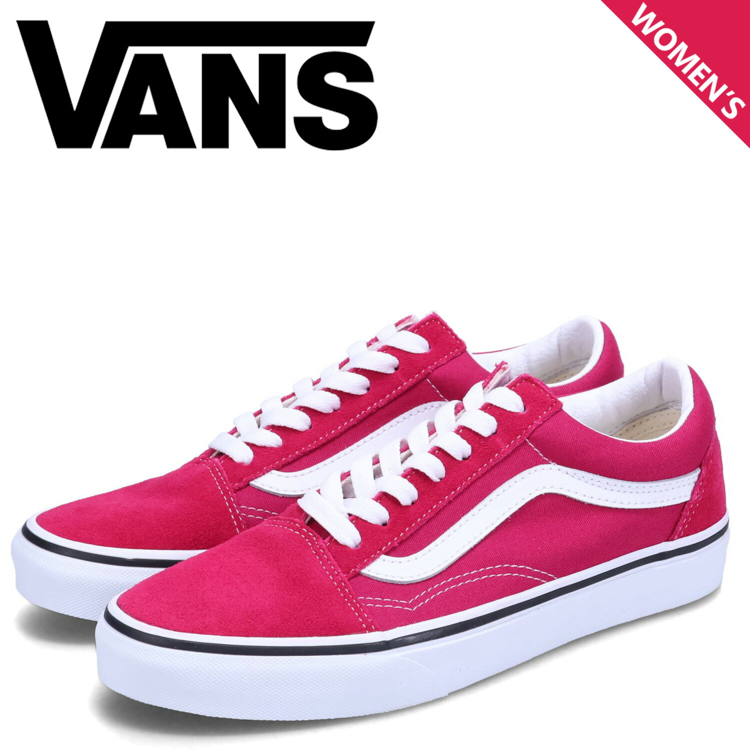 VANS OLD SKOOL ヴァンズ オールドスクール スニーカー レディース バンズ ピンク VN0005UFC9L