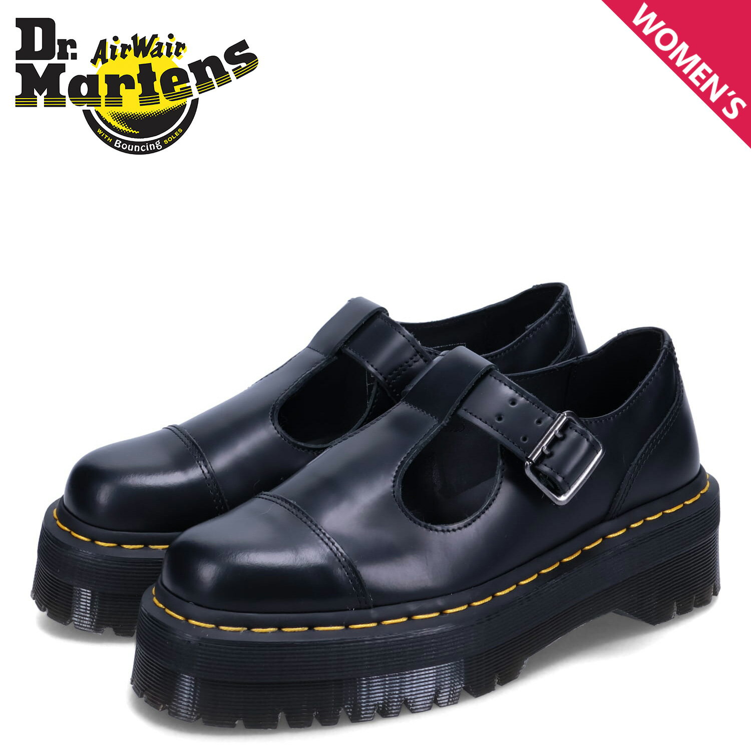 Dr.Martens BETHAN ドクターマーチン メリージェーン シューズ ベサン レディース 厚底 ブラック 黒 15727001