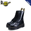 Dr.Martens JADON HI ドクターマーチン 10ホール ブーツン シューズ ベサン ジェイドン ハイ メンズ レディース 厚底 ファスナー付き ブラック 黒 25565001