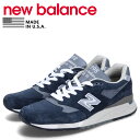 【最大1000円OFFクーポン配布中】 new balance ニューバランス 998 スニーカー メンズ Dワイズ MADE IN USA ネイビー U998NV