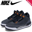 ナイキ NIKE エアジョーダン3 レトロ スニーカー レディース AIR JORDAN 3 RETRO GS ブラック 黒 DM0967-080