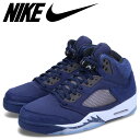 ナイキ NIKE エアジョーダン5 レトロ スニーカー メンズ AIR JORDAN 5 RETRO SE ネイビー FD6812-400