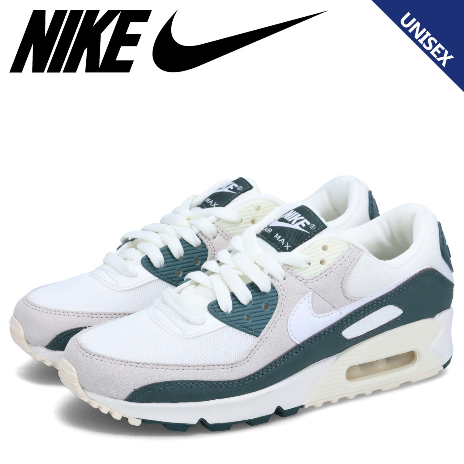 ナイキ NIKE エアマックス90 スニーカー メンズ レディース WMNS AIR MAX 90 オフ ホワイト FZ5163-133