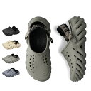  crocs ECHO CLOG クロックス サンダル クロッグサンダル エコー メンズ レディース ブラック アイボリー グレー 黒 207937