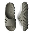 【最大1000円OFFクーポン配布中】 crocs ECHO SLIDE クロックス サンダル スライドサンダル エコー メンズ レディース グレー 208170