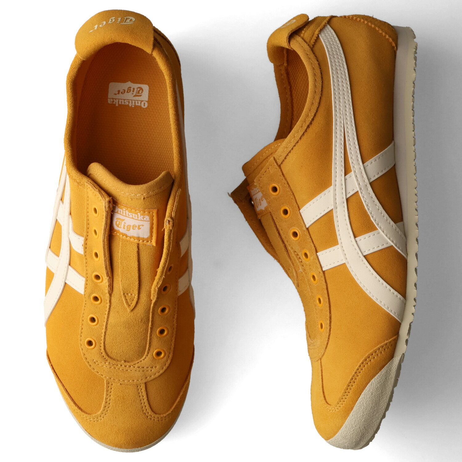 オニツカタイガー スリッポン メンズ Onitsuka Tiger MEXICO 66 SLIP-ON オニツカタイガー メキシコ66 スリッポン スニーカー メンズ レディース イエロー 1183C157-750