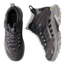 【最大1000円OFFクーポン配布中】 MERRELL MOAB SPEED 2 MID GORE-TEX メレル ハイキングシューズ ブーツ ウォーキング モアブ スピード 2 ゴアテックス メンズ グレー J037503