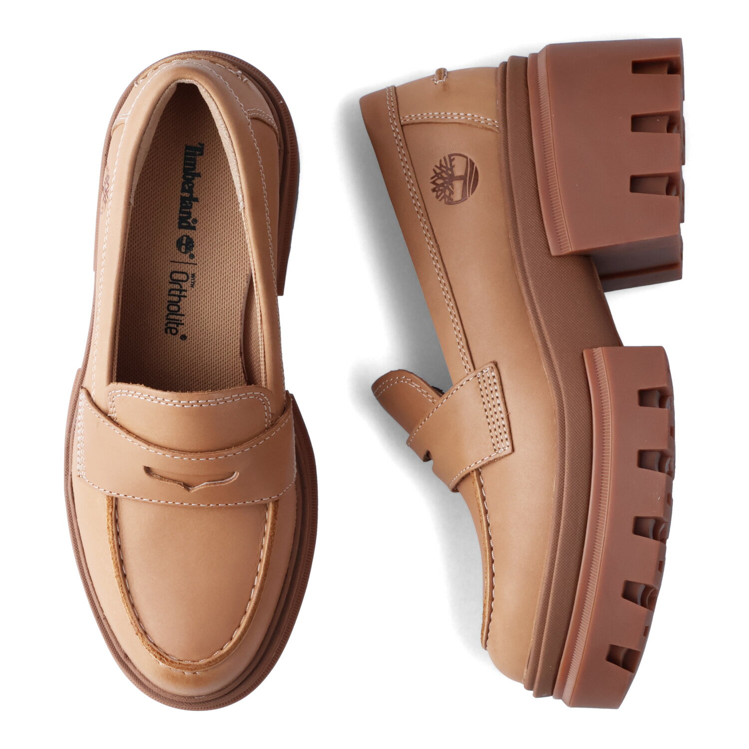 Timberland ENGLISH LOAFER SHOE ティンバーランド ローファー シューズ レディース 厚底 ウィート A2ME6