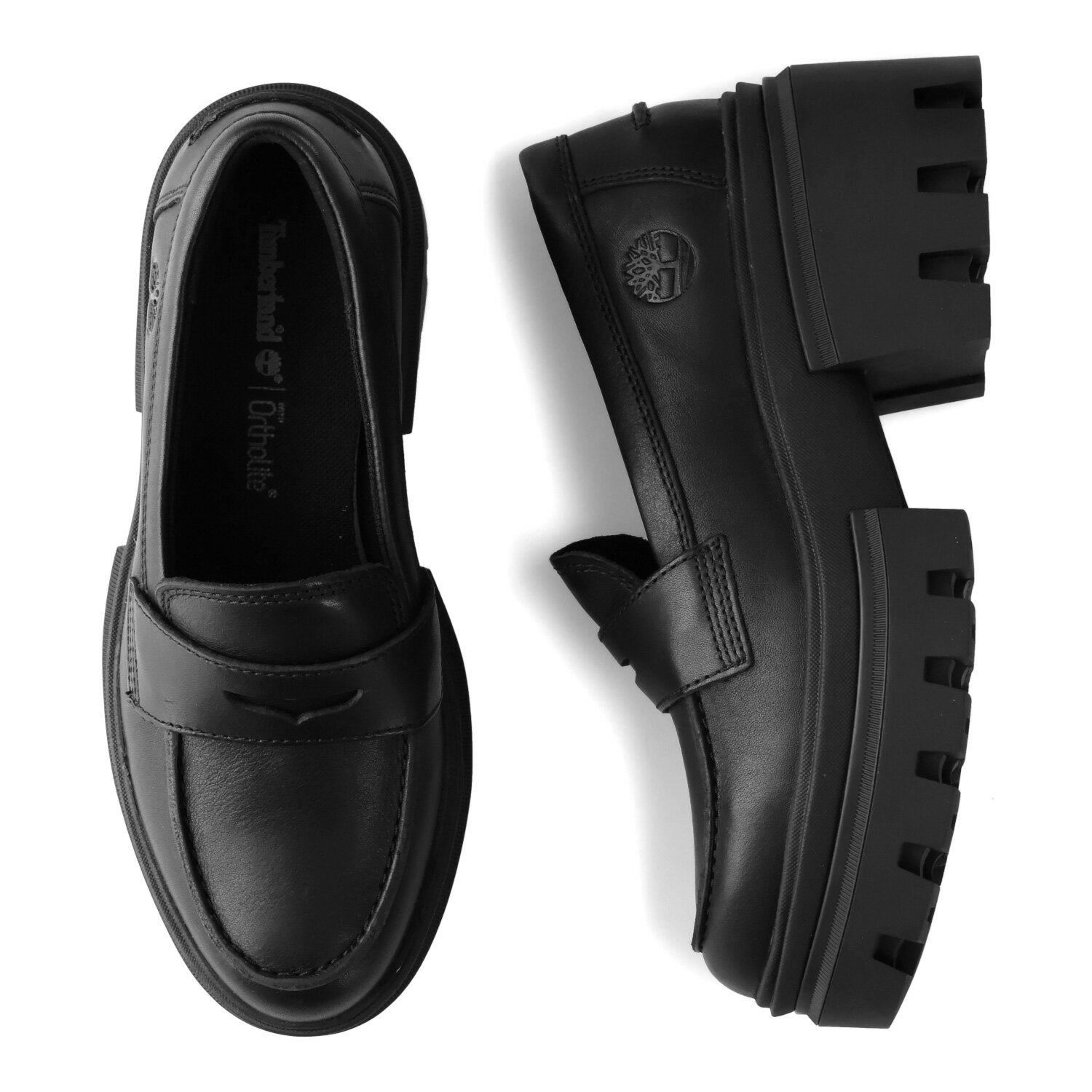 Timberland ENGLISH LOAFER SHOE ティンバーランド ローファー シューズ レディース 厚底 ブラック 黒 A5P17