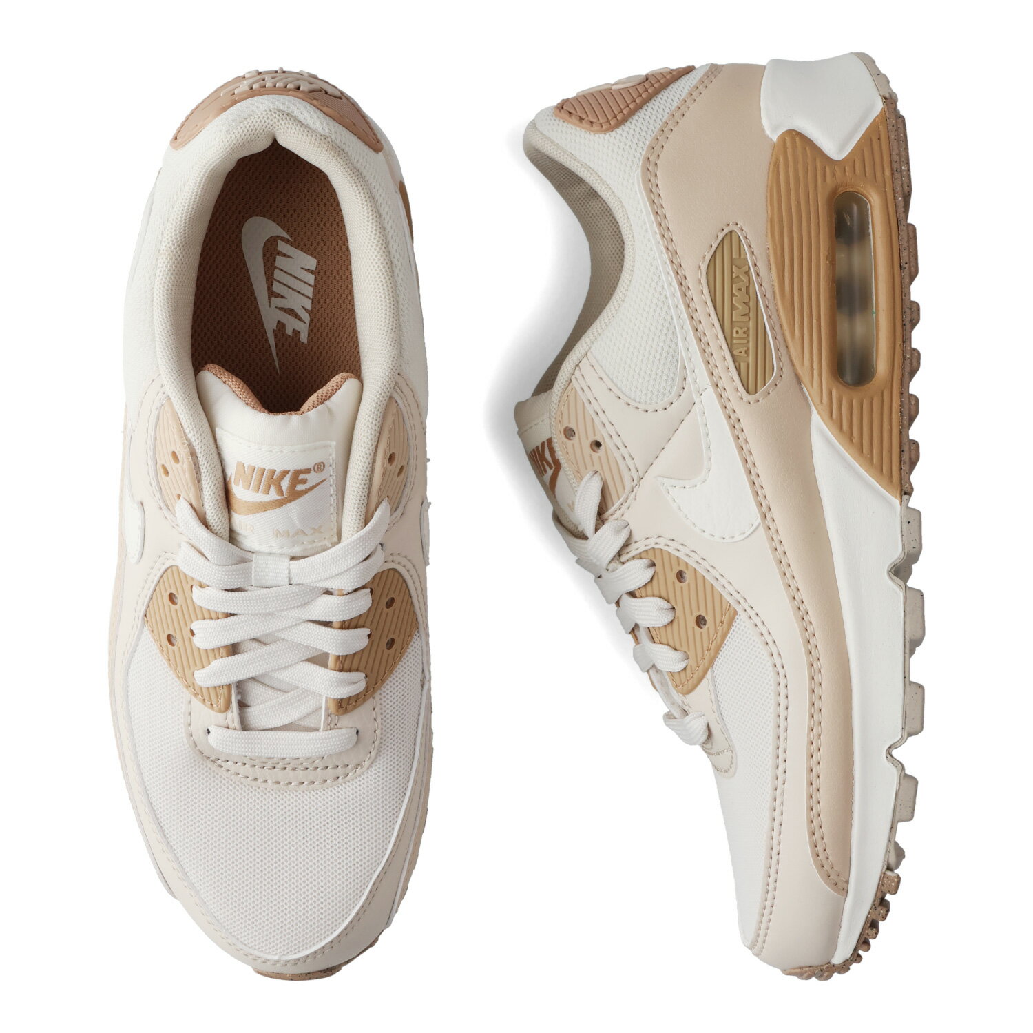 ナイキ NIKE エアマックス90 スニーカー レディース WMNS AIR MAX 90 ベージュ DH8010-004