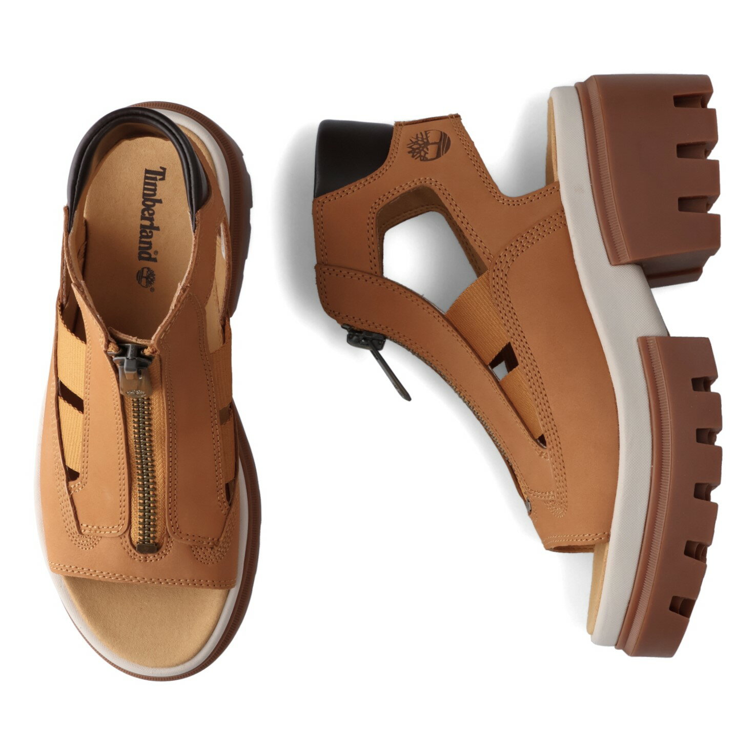 Timberland WS EVERLEIGH GLADIATOR SANDAL ティンバーランド サンダル エバリー グラディエーター レディース 厚底 ウィート A634M