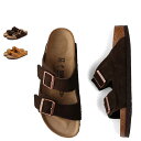 BIRKENSTOCK ARIZONA ビルケンシュトック アリゾナ サンダル メンズ 普通幅 細幅 スエードレザー ブラウン