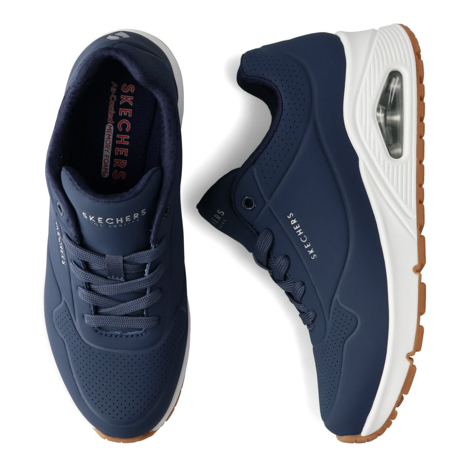 SKECHERS UNO STAND ON AIR スケッチャーズ スニーカー ウノ スタンド オン エア レディース ネイビー 73690