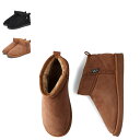 MEI MTN ANKLE BTS メイ ムートンブーツ フェイクファー リラックス ルームシューズ レディース ブラック ベージュ 黒 MEI-SHL-243...