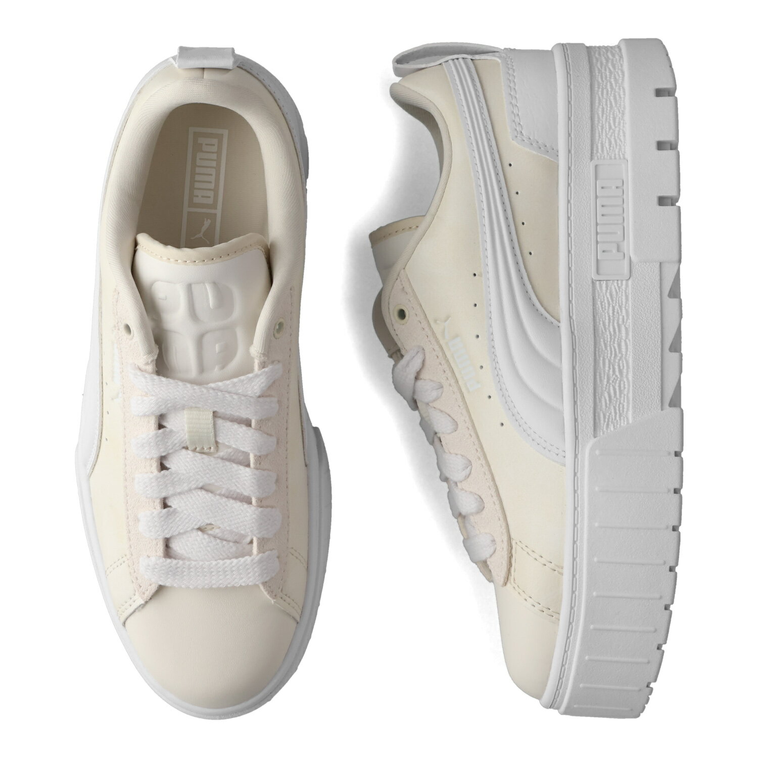 【最大1000円OFFクーポン発行中】 PUMA MAYZE WV WNS プーマ スニーカー メイズ レディース 厚底 ベージュ 398378