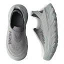 HOKA ONE ONE RESTORE TC ホカオネオネ スニーカー スリッポン リストア TC メンズ レディース 厚底 グレー 1134532