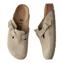 BIRKENSTOCK BOSTON LEVE ビルケンシュトック ボストン サンダル クロッグサンダル レディース 本革 細幅 カーキ ブラウン 1025844