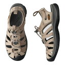 KEEN WHISPER キーン サンダル スポーツサンダル ウィスパー レディース 軽量 抗菌 防臭 ベージュ 1029079