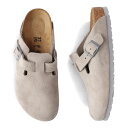 BIRKENSTOCK BOSTON LEVE ビルケンシュトック ボストン サンダル コンフォートサンダル レディース 細幅 グレー 1027751