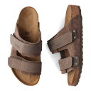 BIRKENSTOCK Uji LENB/LEVE ビルケンシュトック サンダル コンフォートサンダル ウジ メンズ レディース ダーク グレー