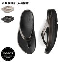 OOFOS OOMEGA LUXE ウーフォス リカバリーサンダル サンダル トングサンダル ウーメガ ラクス レディース 厚底 ブラック ホワイト 黒 白 2...