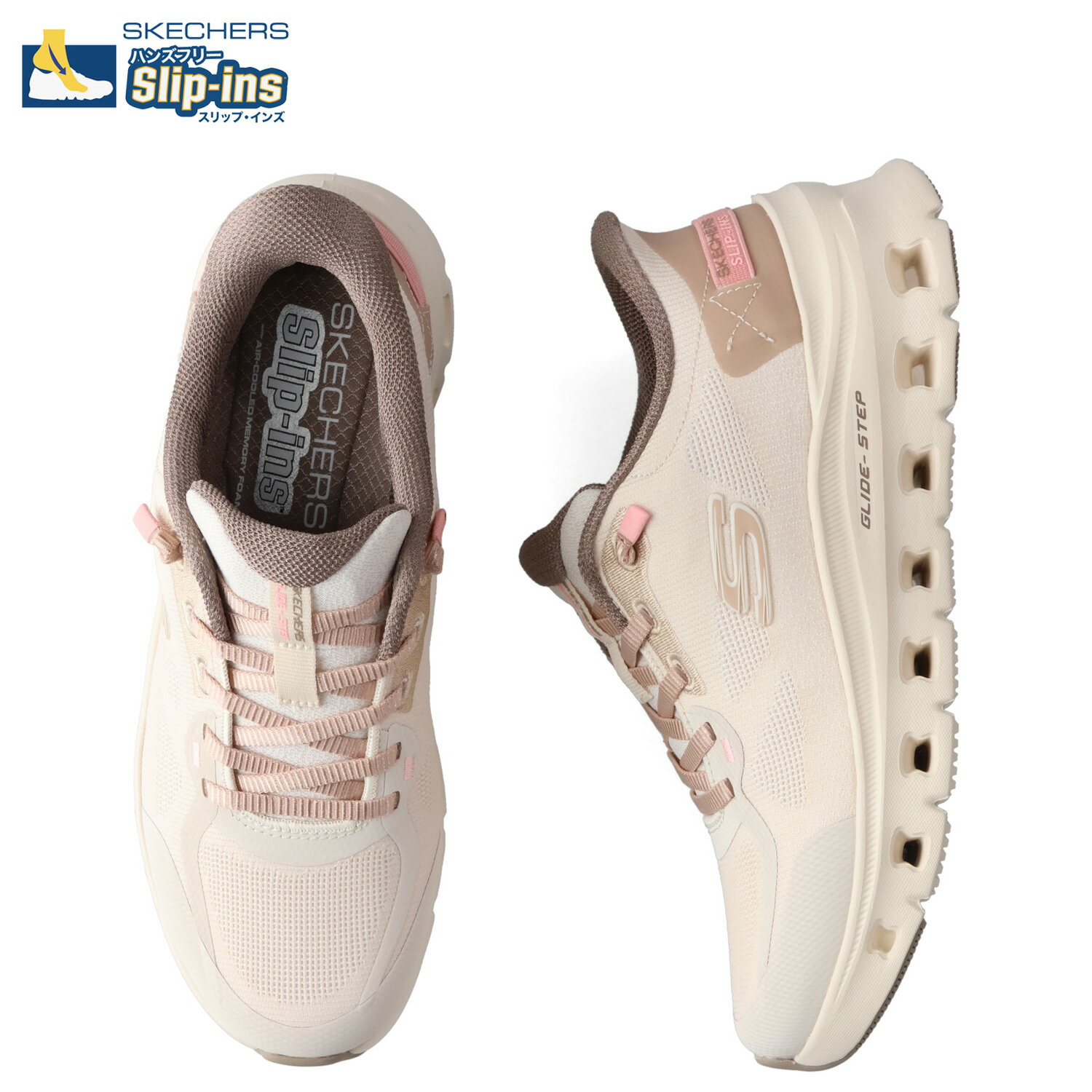 SKECHERS SLIP-INS GLIDE-STEP PRO スケッチャーズ スリップインズ グライドステップ プロ ピュア モーション スニーカー レディース ホワイト 白 150428