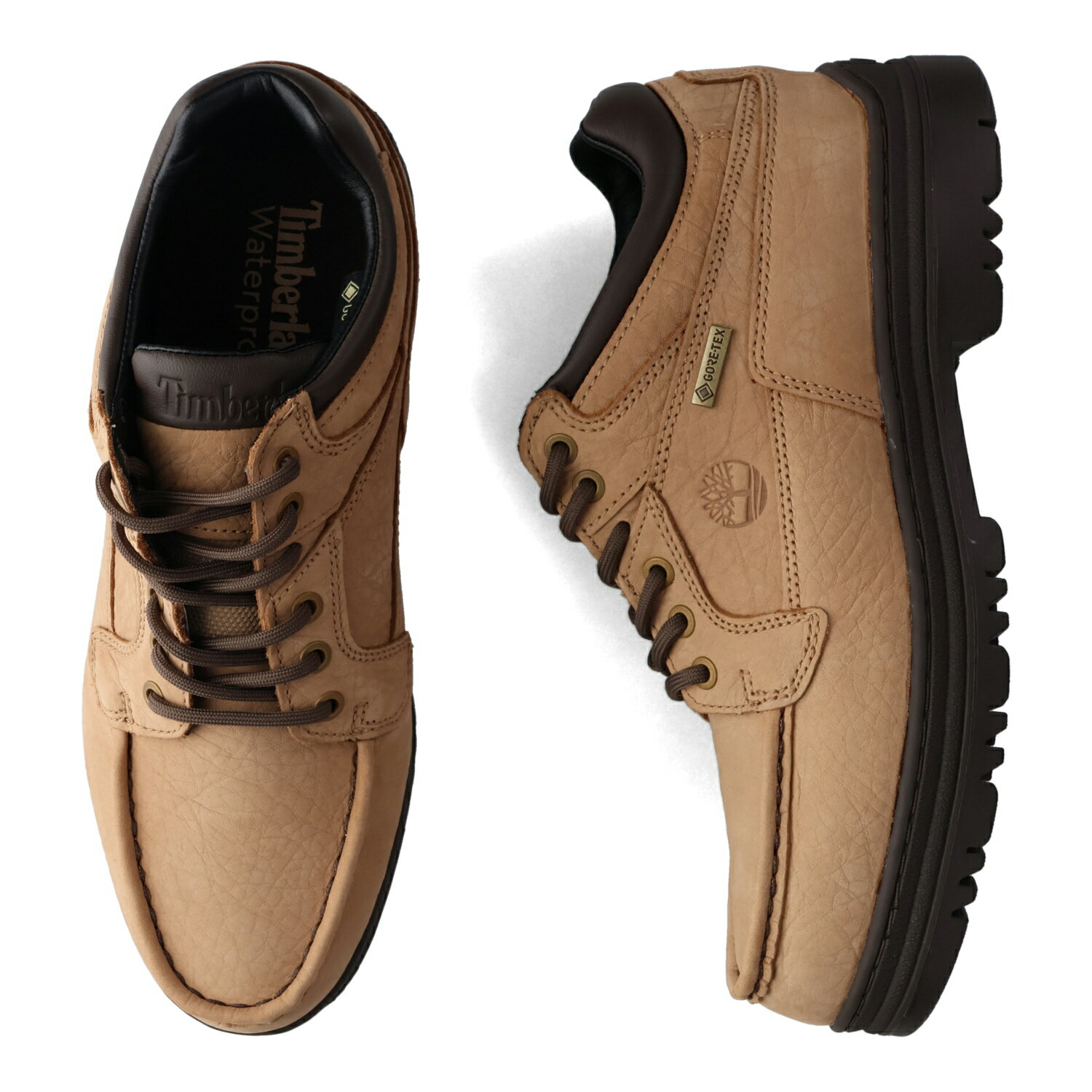 【最大1000円OFFクーポン発行中】 Timberland MOC TOE GTX ティンバーランド ブーツ ヘリテージ GTX モックトゥ ミッド メンズ Wワイズ 防水 ブラウン A2JU5