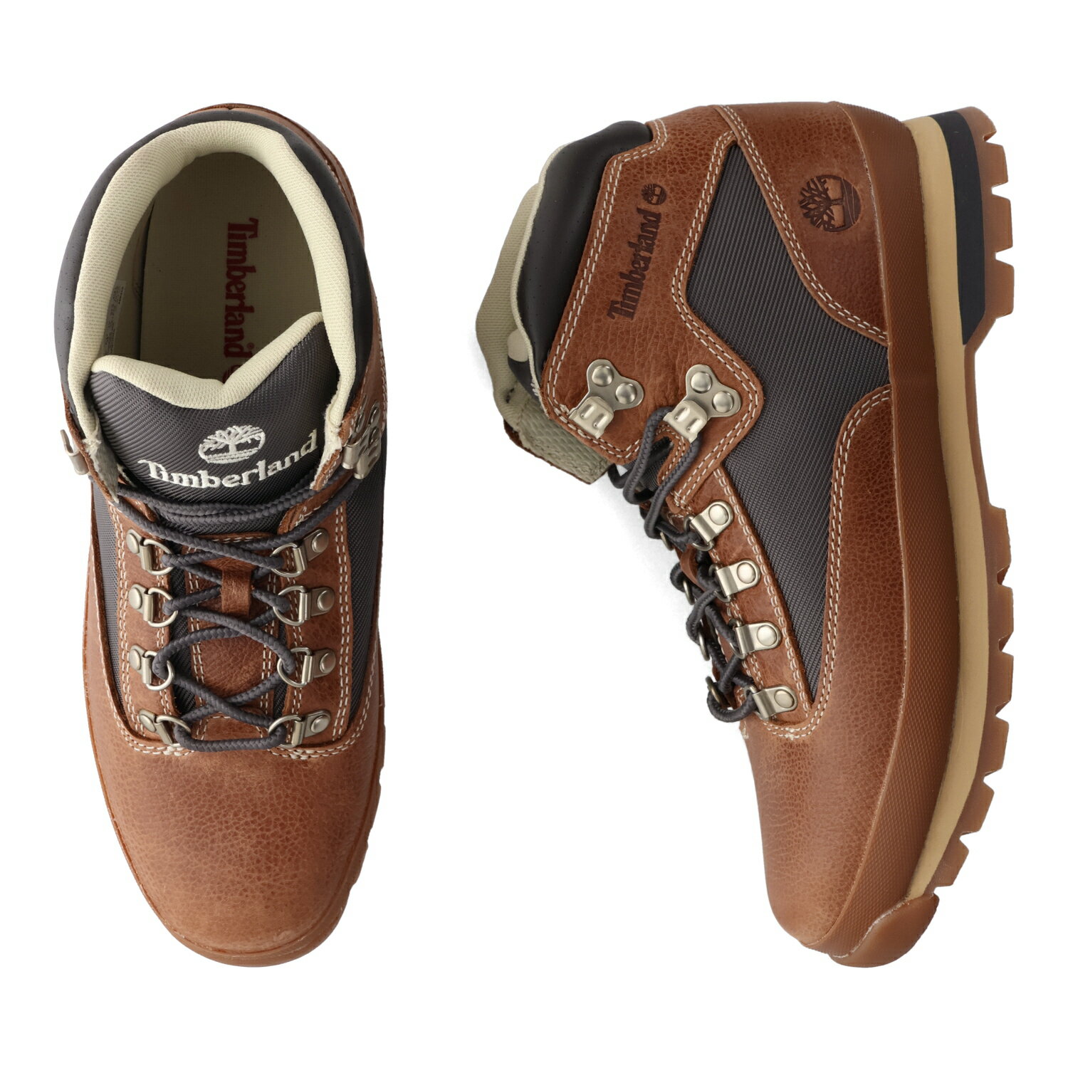 Timberland EURO HIKER L ティンバーランド ブーツ ハイキングブーツ ユーロハイカー メンズ Wワイズ 防水 ブラウン A2PUS